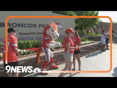 Bronco fans attend first open practice of the season