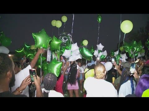 Balloon release honors teen killed in New Orleans East