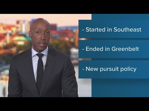 Three arrested after US Park Police chase