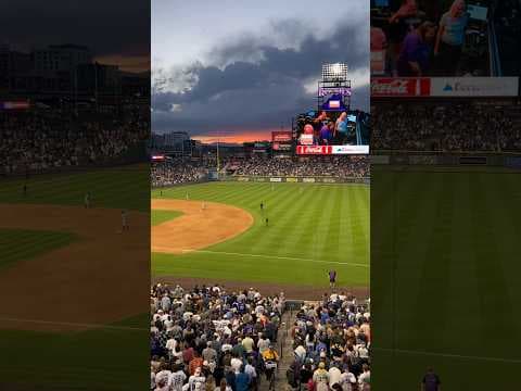 7th Inning Stretch at Coors Field in Denver
