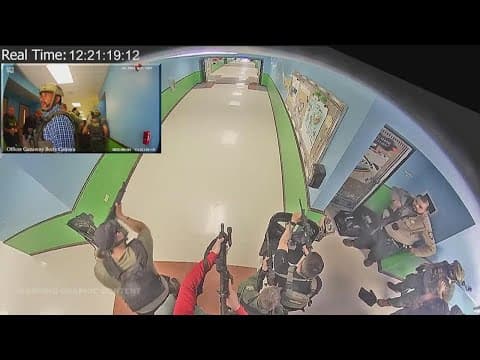VIDEO: Hallway footage in Uvalde school shooting obtained by KVUE