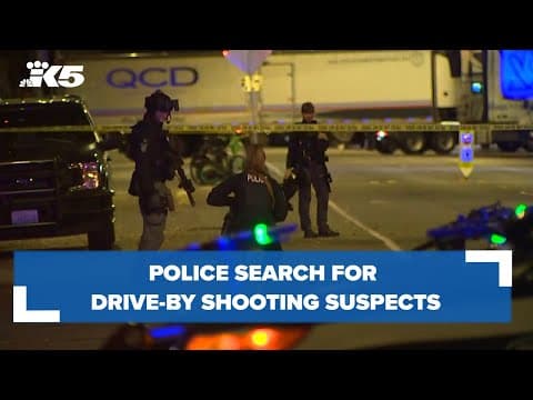 Police search for drive-by shooting suspects