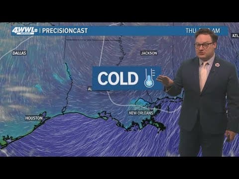 New Orleans Weather: Cold front drops temperatures rest of the week