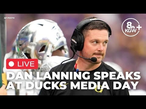 LIVE: Dan Lanning speaks at Oregon Ducks Media Day