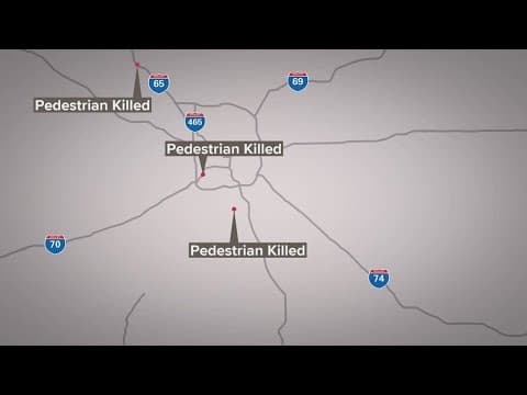 3 pedestrians killed on Indy-area highways