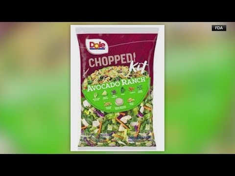 Dole recalls some salad kits due to possible listeria contamination