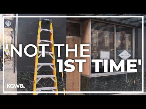 Glass shattered at downtown Portland restaurant Daily Feast