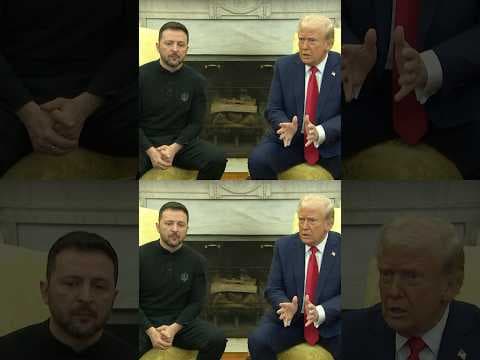 Trump says he’s not aligned with Putin in tense Oval Office meeting