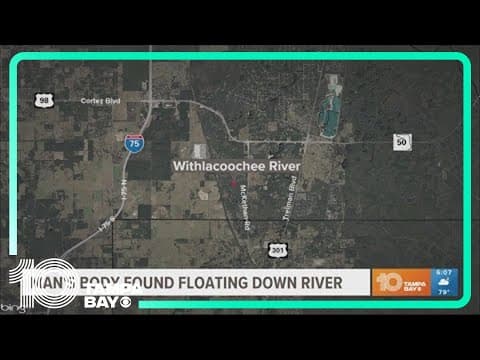 Man's body found floating down river in Dade city