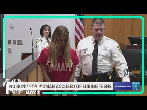 22-year-old woman accused of luring teens denied bond Monday