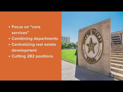 Dallas City Manager Kim Tolbert to lay out new budget today