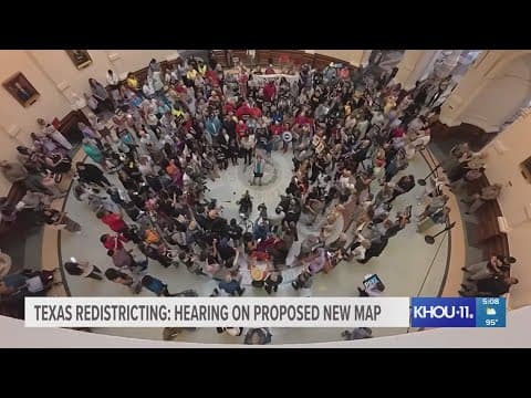 Texas redistricting: Hearing on proposed new congressional maps