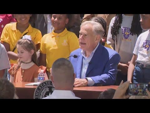Gov. Greg Abbott signs bill creating Education Savings Accounts program in Texas