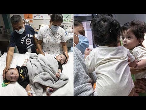 'God's gift': Once conjoined twins leave TCH to begin new life