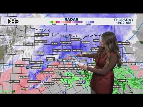 DFW Weather: Snow and sleet across North Texas, latest forecast and timeline