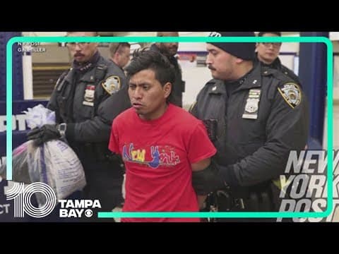 Man faces murder charges in the death of a woman who was lit on fire in New York City subway