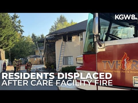 Dozens of people displaced after fire at Tigard assisted living facility
