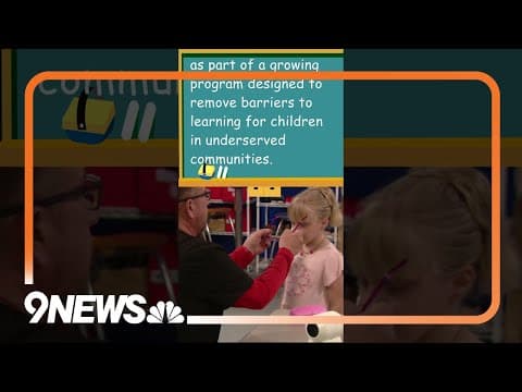 Jeffco Schools partnership brings free vision care to students