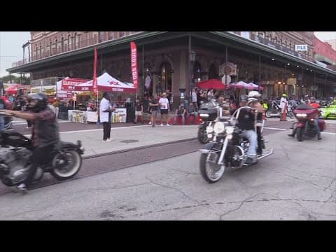 Lone Star Rally, the largest motorcycle event in North America, kicks off in Galveston