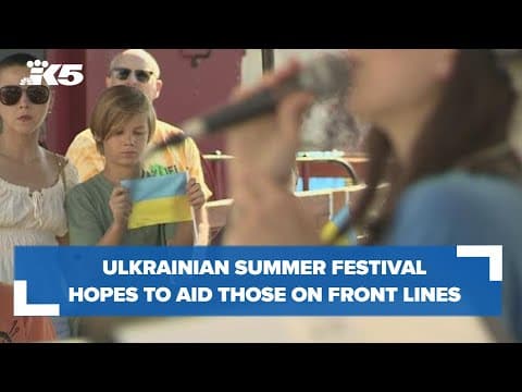 Ukrainian summer festival aims to help those on the front lines of war