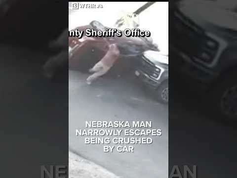 Nebraska man narrowly escaped being crushed by out of control driver