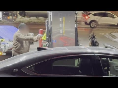 Man attacks woman with gun at northeast Indianapolis gas station