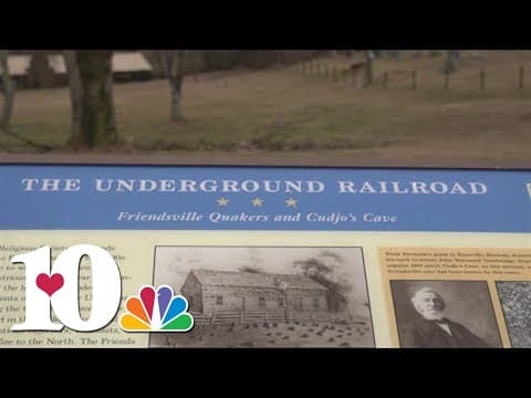 Where are some of East TN's underground railroad locations?