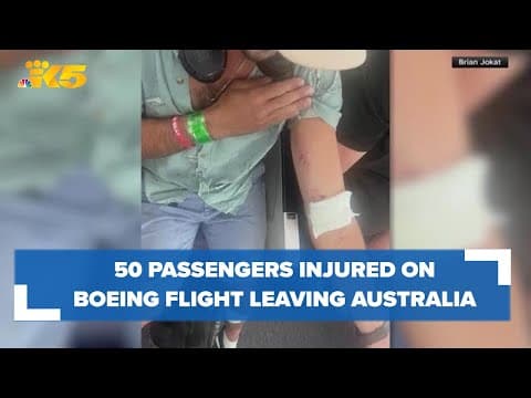Passengers recount harrowing scene as Boeing plane abruptly drops mid-flight, injuring 50