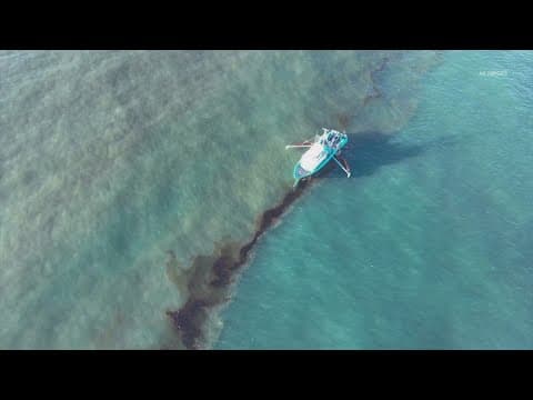 Search is on for pipeline leak after as much as 1.1 million gallons of oil sullies Gulf of Mexico