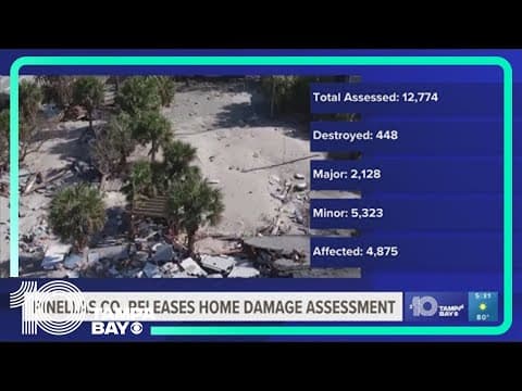 Pinellas County releases preliminary property damage assessment after Hurricane Milton