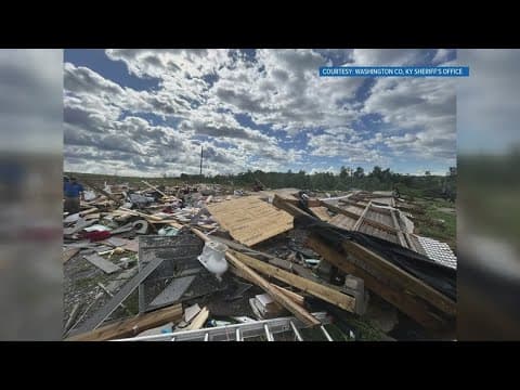 1 killed, multiple hurt after tornado in Washington County, KY