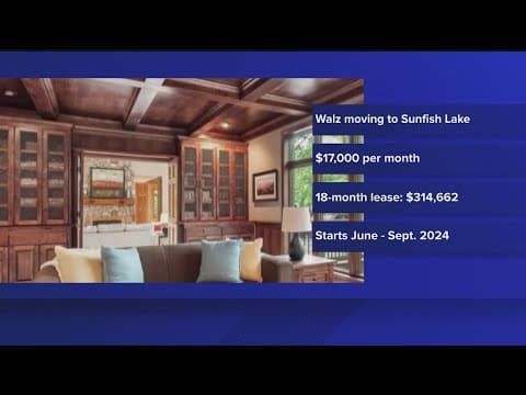 Walz family moving to Sunfish Lake property during renovation on governor's mansion