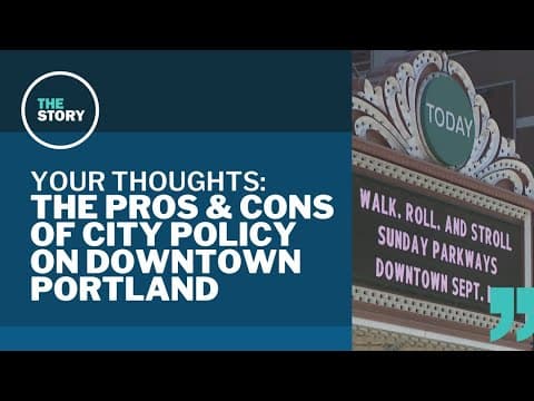 Portland's mixed messages on drawing folks downtown | Your Thoughts