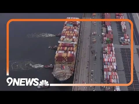 Officials refloat the Dali nearly two months after Baltimore bridge collapse