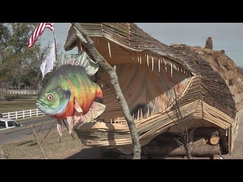 Finishing touches on the Festival of Bonfires