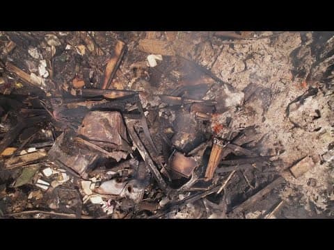 Flames from fatal Franklinton house fire still burning