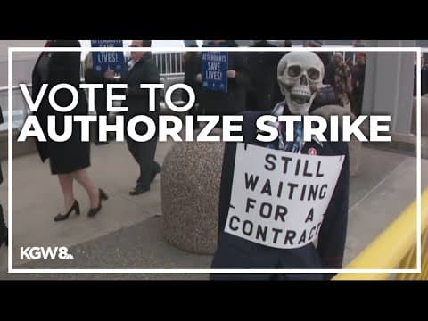 More than 6,000 flight attendants picket outside airports, including at PDX