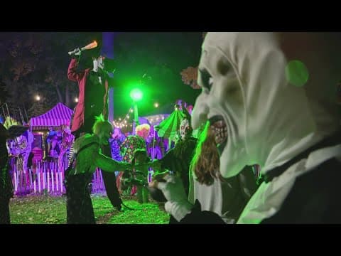 'Shelby Home Haunt' display features more than 200 spooky animatronics