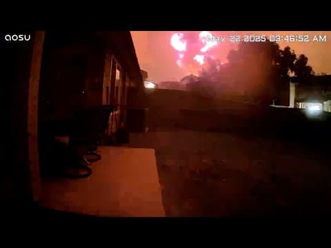 San Diego plane crash | Ring video shows explosion after crash