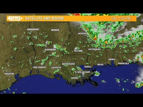 Live Radar: Louisiana storms & downpours | June 19, 2025