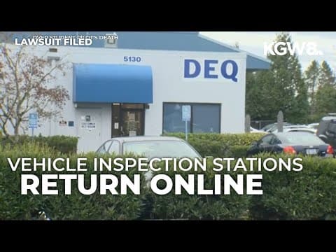 Vehicle inspection stations go back online after Oregon DEQ cyberattack