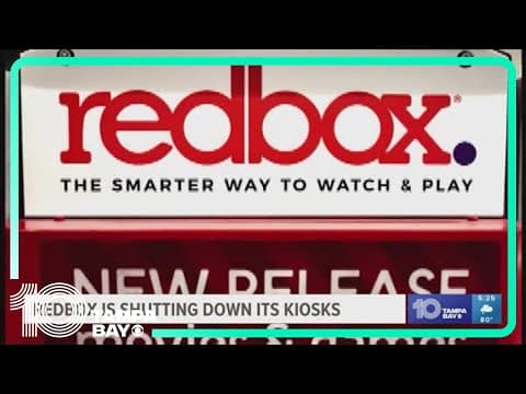 Redbox retires its rental kiosks
