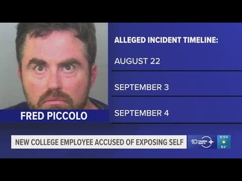 New College faculty member charged with repeated indecent exposure