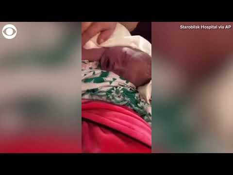 Baby born in shelter during Russia's invasion of Ukraine