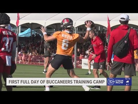 First full day of Bucs' training camp begins