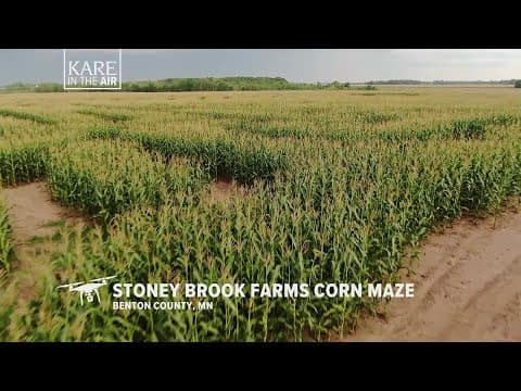 KARE in the Air: Stoney Brook Farms Corn Maze