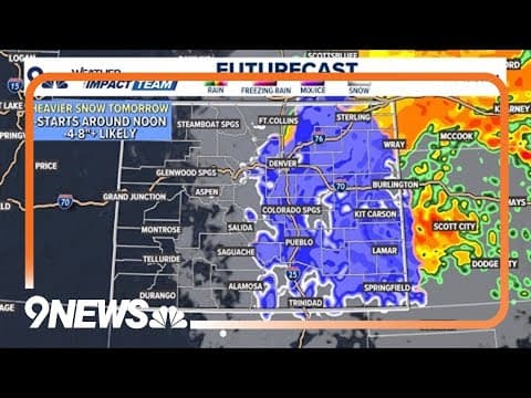 Latest forecast | Significant winter storm on its way to the Denver area for Friday
