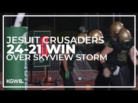 Jesuit holds off Skyview | Friday Night Football