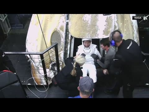 NASA astronaut hospitalized after spending eight months on International Space Station