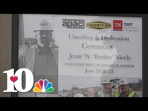Man who worked on Tennessee's roads gets highway memorial marker in Grainger Co.